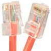 CAT.5E Orange Non Booted Patch Cable