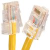 CAT.5E Yellow Non Booted Patch Cable