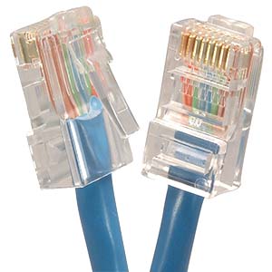 CAT.6 Blue Non Booted Patch Cable